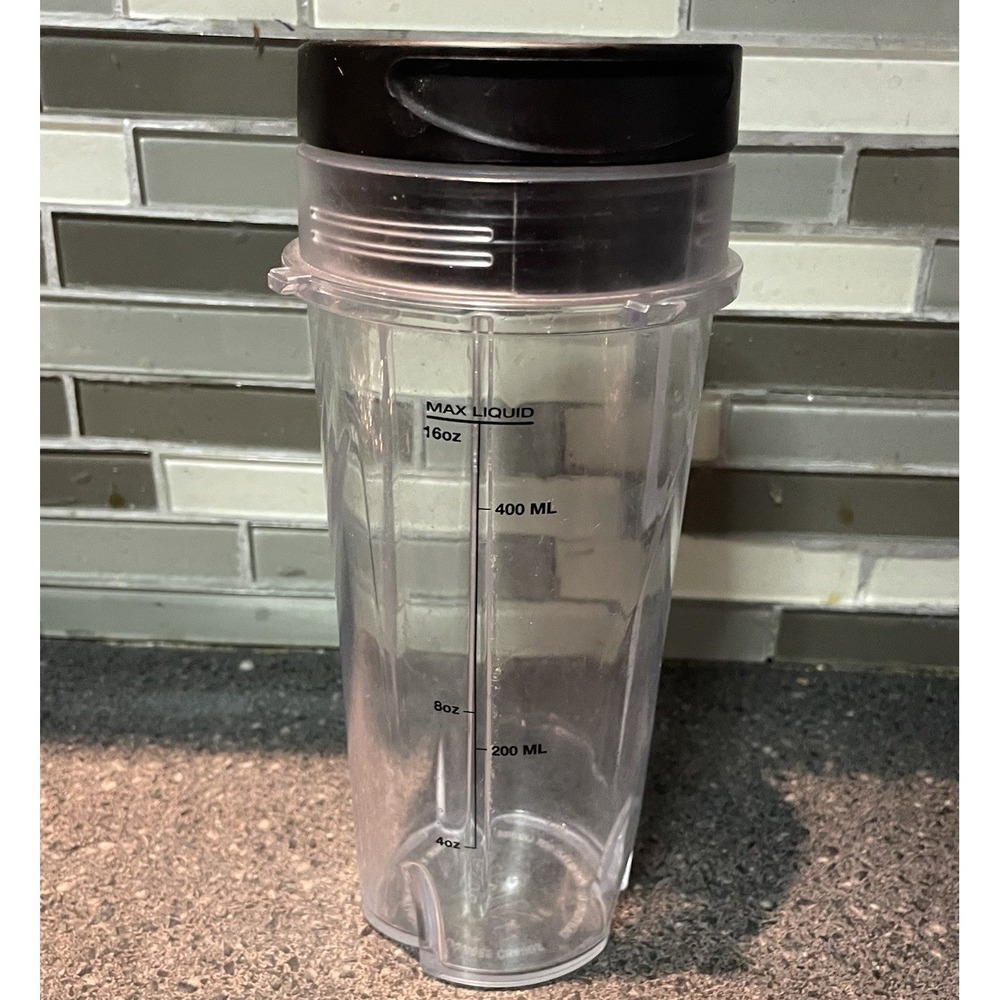 Ninja Blender BL770A Single Serve 16 oz Drinking Cup With  Lid